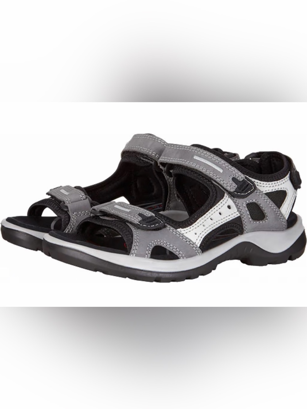 Ecco Women’s Yucatan Sandals - Titanium - Perfect for Golf or Hiking